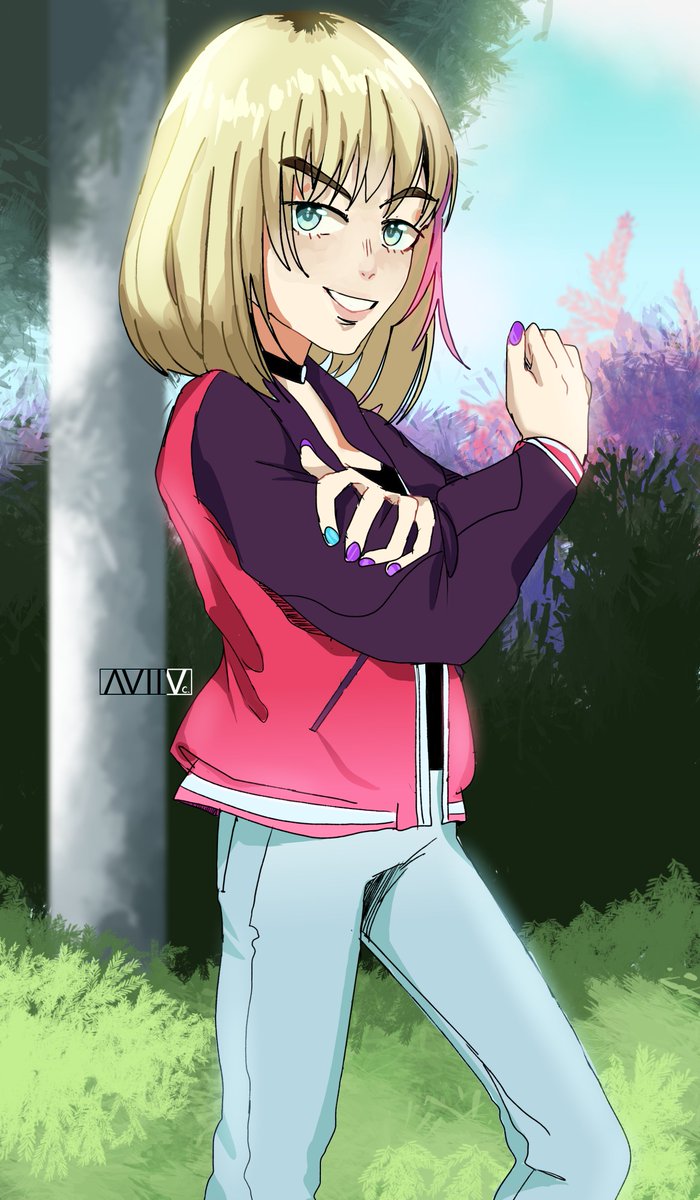 CAviiv's tweet photo. 🌸Enjoy the springtide day! This is #Rikakawai from #WonderEggPriority , which is a surprising watch. 

Speedpaint : https://t.co/YyETGTt1z4

#anime #ArtistOnTwitter #MediBang #speedpaint #YouTube https://t.co/LDnBB3TYXQ