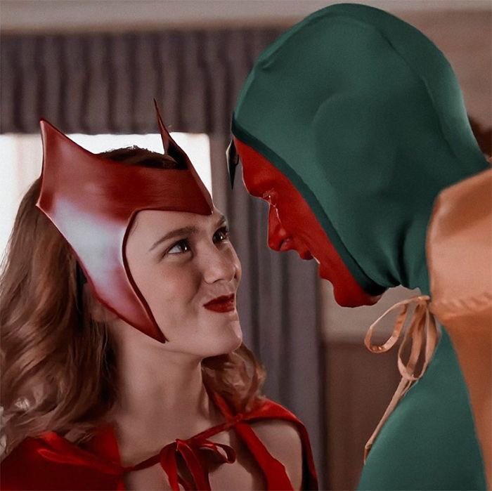 gallacticshark's tweet image. This two!!😭♥️
#WandaVision 
#stillnotover