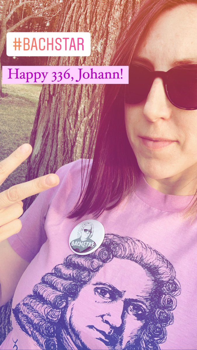 Feeling like a BACHSTAR today on this 336th celebration of JSB!!