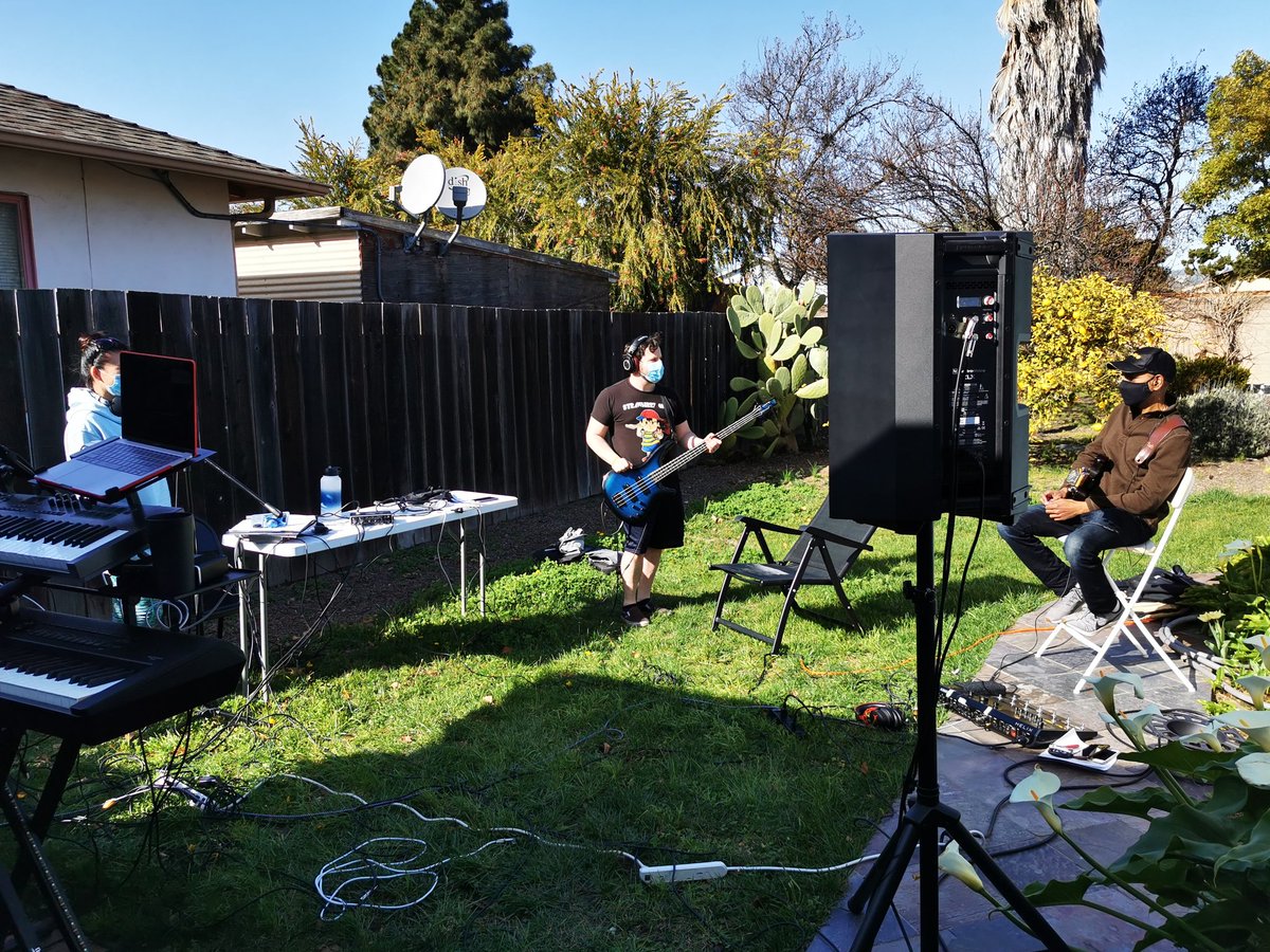 and_particle's tweet photo. First rehearsal since the pandemic. Windy. https://t.co/3io0yNWsNr