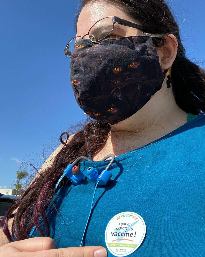 Thanks to working at a college, I was early-ish to being able to get a #covidvaccine. I feel super grateful. As of today, I have my second shot! instagr.am/p/CMstpINjCRR/