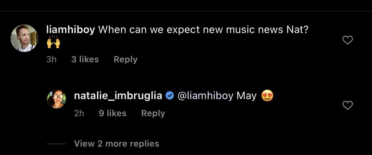LiamHiboy's tweet photo. Made my day!!! @natimbruglia #NewMusic #NatsBack https://t.co/xKQ1BOJYp4