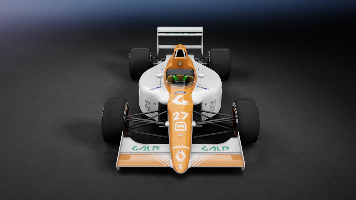 skolvic's tweet image. New retro GALP (Portuguese gas and oil company) livery for the RSS Formula 90 mod now available on Race Department.

It's my first time to make a livery for this mod, so I need to practice more to improve this livery.

I hope you like it.

#assettocorsa #formula1 #racesimstudio