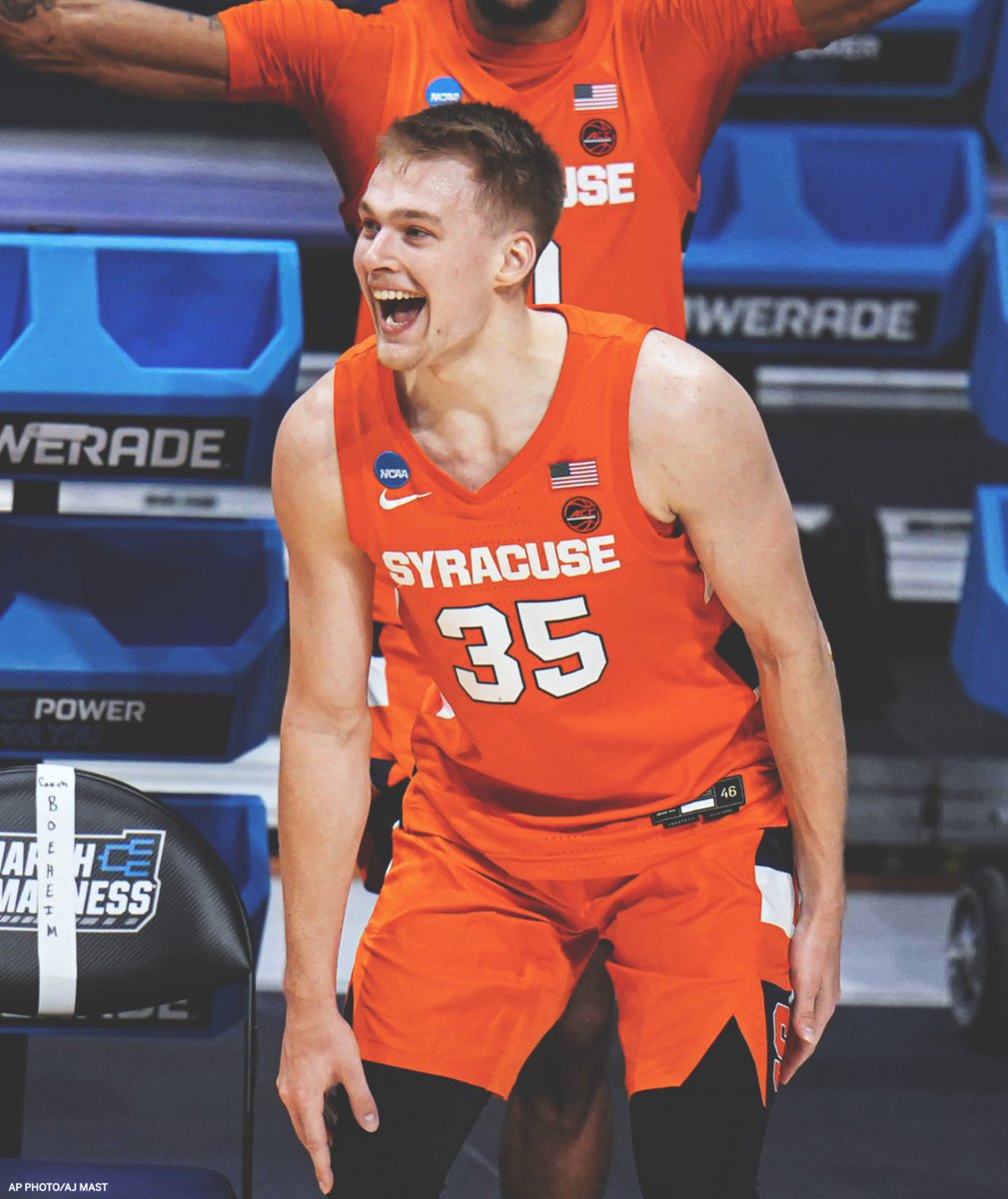 accnetwork's tweet photo. .@Cuse_MBB              @CuseWBB
                          🤝                                
              winning in March https://t.co/z0ZGc0JFhj