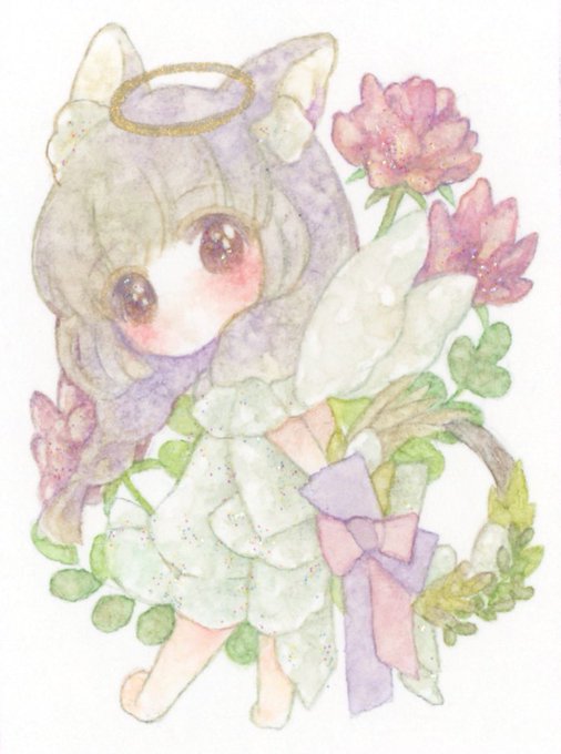 蓮華草のtwitterイラスト検索結果