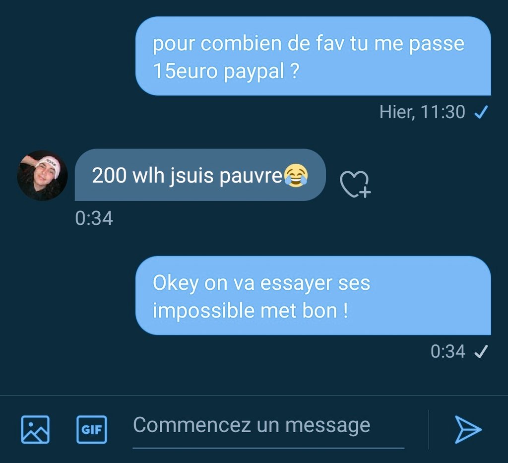 Xotiiczo's tweet photo. S'il vous plaît pour 200 fav @FlaynouYT me donne 15€ PayPal
RT FAV  a fond plz https://t.co/rwzxHiBdkB