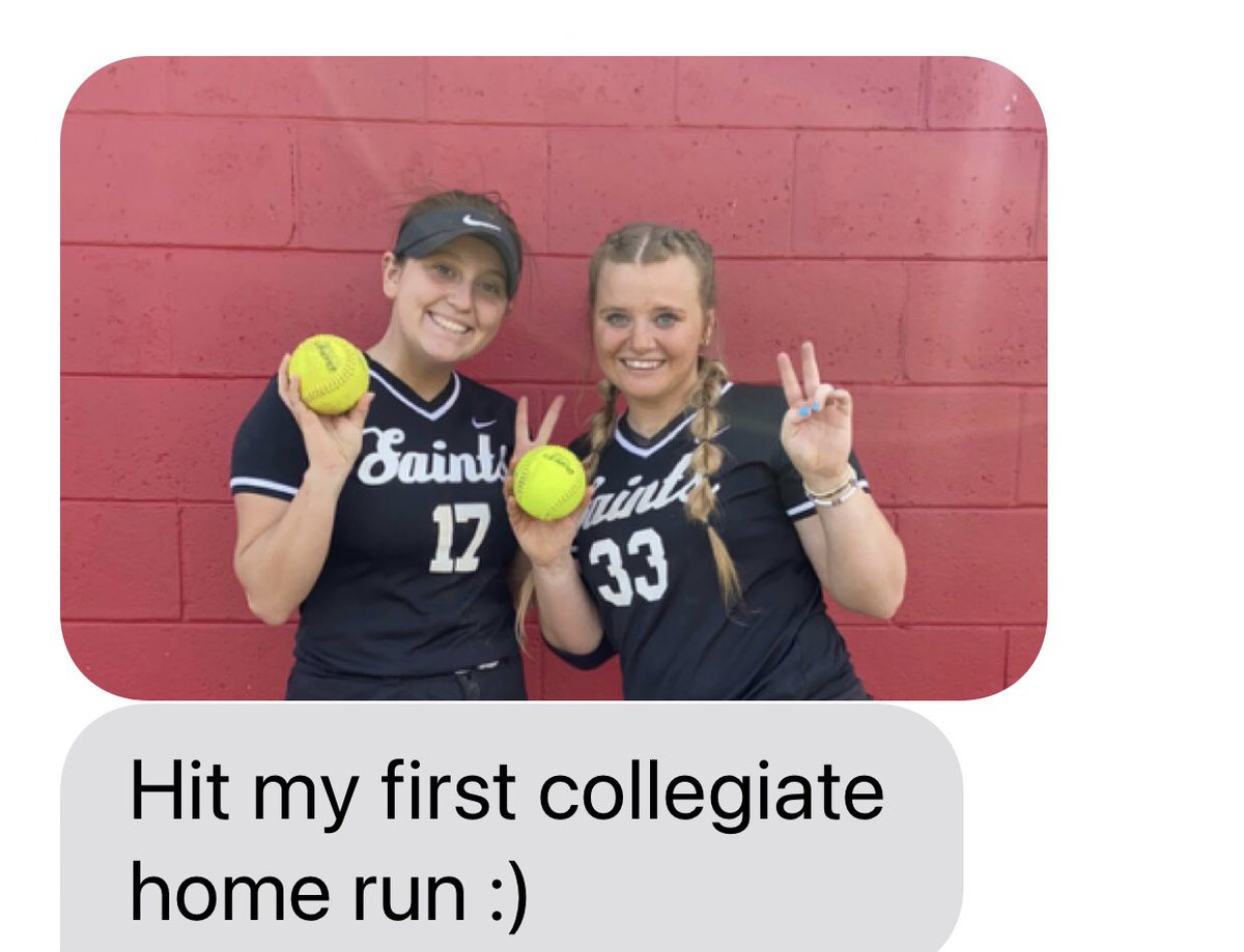 jdixonAOA's tweet photo. Best kind of text message to get! So proud of @kenzzieness for hitting her first HR! This girl loves the game-I’m proud she is having success !!! @CONROESOFTBALL @CoachHardeman @Tasha_Smith78 @danna_rice https://t.co/IGwjj5Glvr