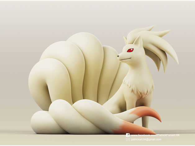 makerkun's tweet photo. 3Dプリントしたポケモンのキュウコン。製作者は香港人のPatrickさん。
https://t.co/KRTNWJrY6v https://t.co/9JPi8IhOB9
