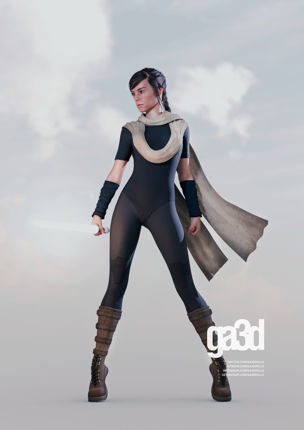 GA3D  NORDART on X: Rey Skywalker. First render of the series. HD POSTER  3000x4000 px download on my Patreon. #rey #ReySkywalker #StarWars  t.corKfIV9w1u9  X