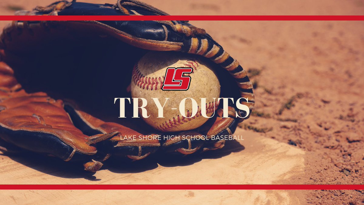 Ketelhoot's tweet photo. @LSHSShorian Baseball Try-outs start tomorrow!  4:15 p.m. at Kyte Monroe. See @Shoriansports in the Athletic Department for your Green Card and wear a MASK! https://t.co/FCZ7uHW3oJ