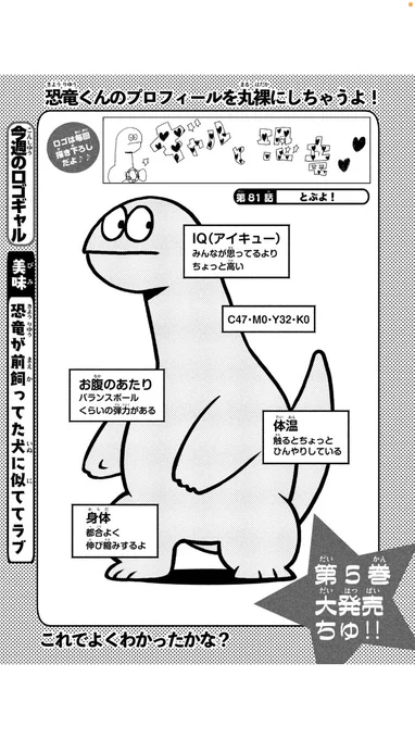 恐竜くんのプロフィール! 