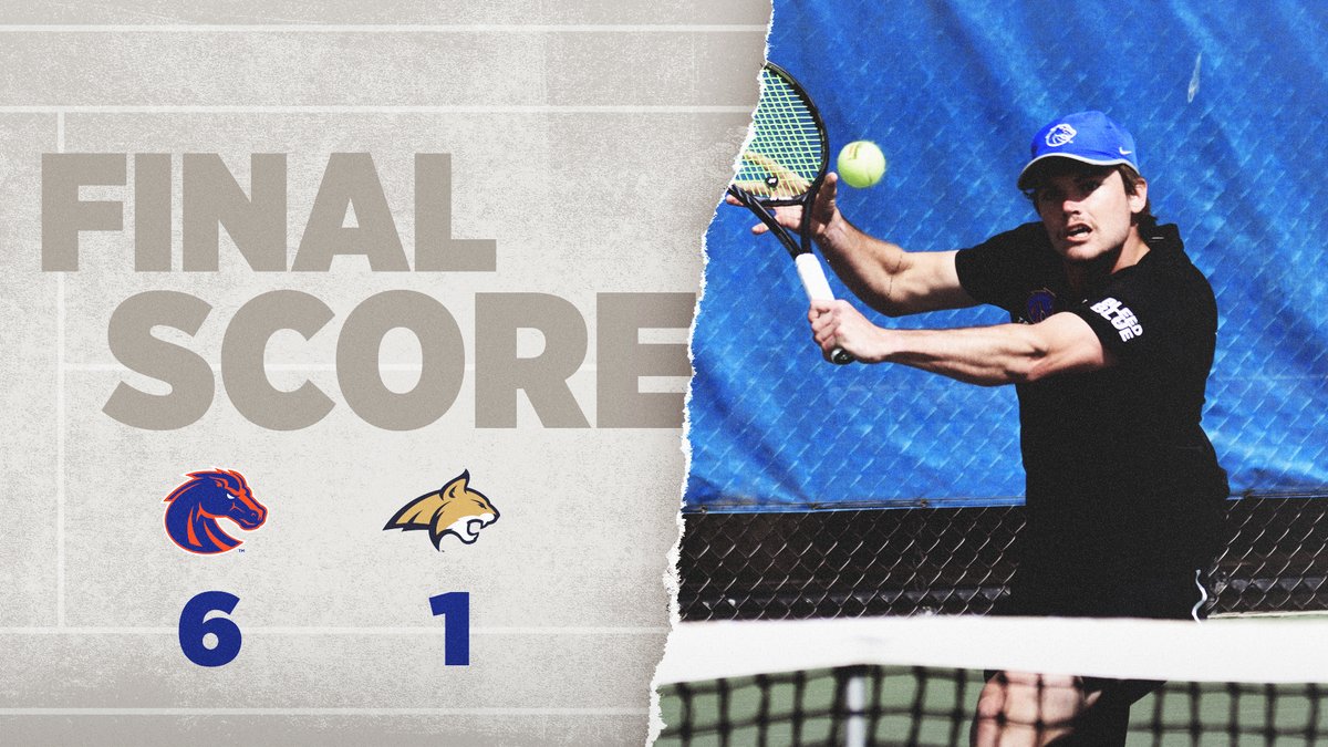 Broncos roll to 10th-straight victory defeating Montana State 6-1 on Sunday at the Appleton Tennis Center. Boise  State is now 12-1 overall. 🎾🐴💪

#WhatsNext 
<a href="/BroncoSports/">Boise State Broncos</a> <a href="/BoiseState/">Boise State University</a> <a href="/MW_OlySports/">Mountain West</a>
