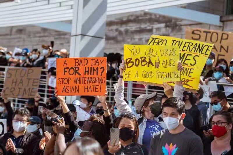 ZSunnyneverland's tweet photo. Rallies and marches across the country, happening in cities and towns, big and small. People have spoken. We stand in solidarity against racism and discrimination. #StopAsianHate #StopAAPIHate #FIREJAYBAKER @danielwuyanzu https://t.co/3c5XiR7hvK