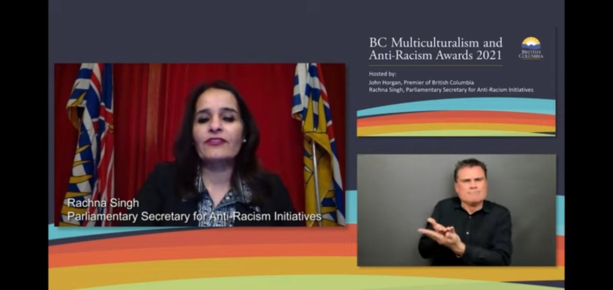 CIJAinfo's tweet photo. We are honoured to join the BC #Multiculturalism and #AntiRacism Awards ceremony online. Congratulations to the nominees, and the award recipients. Together we can build a more just, safe and equitable society. #FightRacism #ResilienceBC https://t.co/cAgAkaqCFy