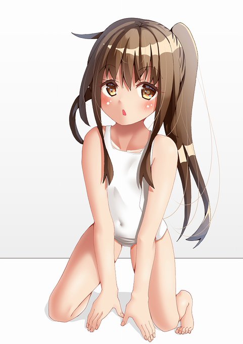 #艦これ
文月ちゃん描きました～～～～～!! 