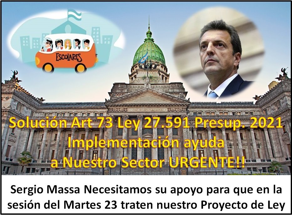 AlertaEscolares's tweet photo. #AlertaEscolares Presidente de la HCDN @SergioMassa necesitamos su voluntad política para tratar el proyecto de Ley en la sesión de impuestos a las ganancias y así pueden implementar nuestra ayuda @SoherElSukaria @IngridJetter @JCanoOK @cristianritondo @mariomeoni @MariaLujan_Rey https://t.co/0rwuMxVpRM