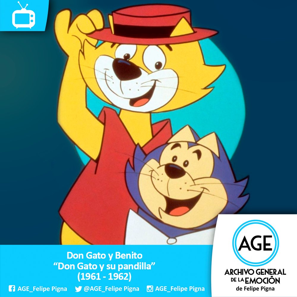 AGE_FelipePigna's tweet photo. Don Gato y Benito en "Don Gato y su pandilla" #ArchivoGeneraldelaEmocion #Decada1960 https://t.co/YbqfsED4os