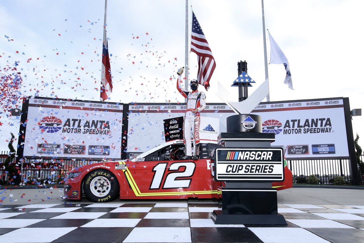 Inspection is all clear in the NASCAR Cup Series garage.

<a href="/Blaney/">Ryan Blaney</a>'s @amsupdates win is officially official!