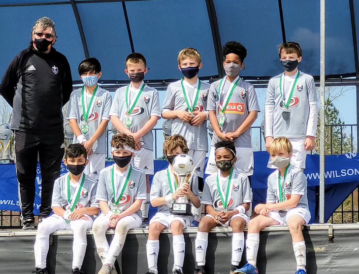 MattCloues's tweet photo. Great weekend for the @NCFC_Youth #DCH11 gold team bringing home the hardware as #U10 #champions at the #CloverCup https://t.co/PmVDMKQKnN