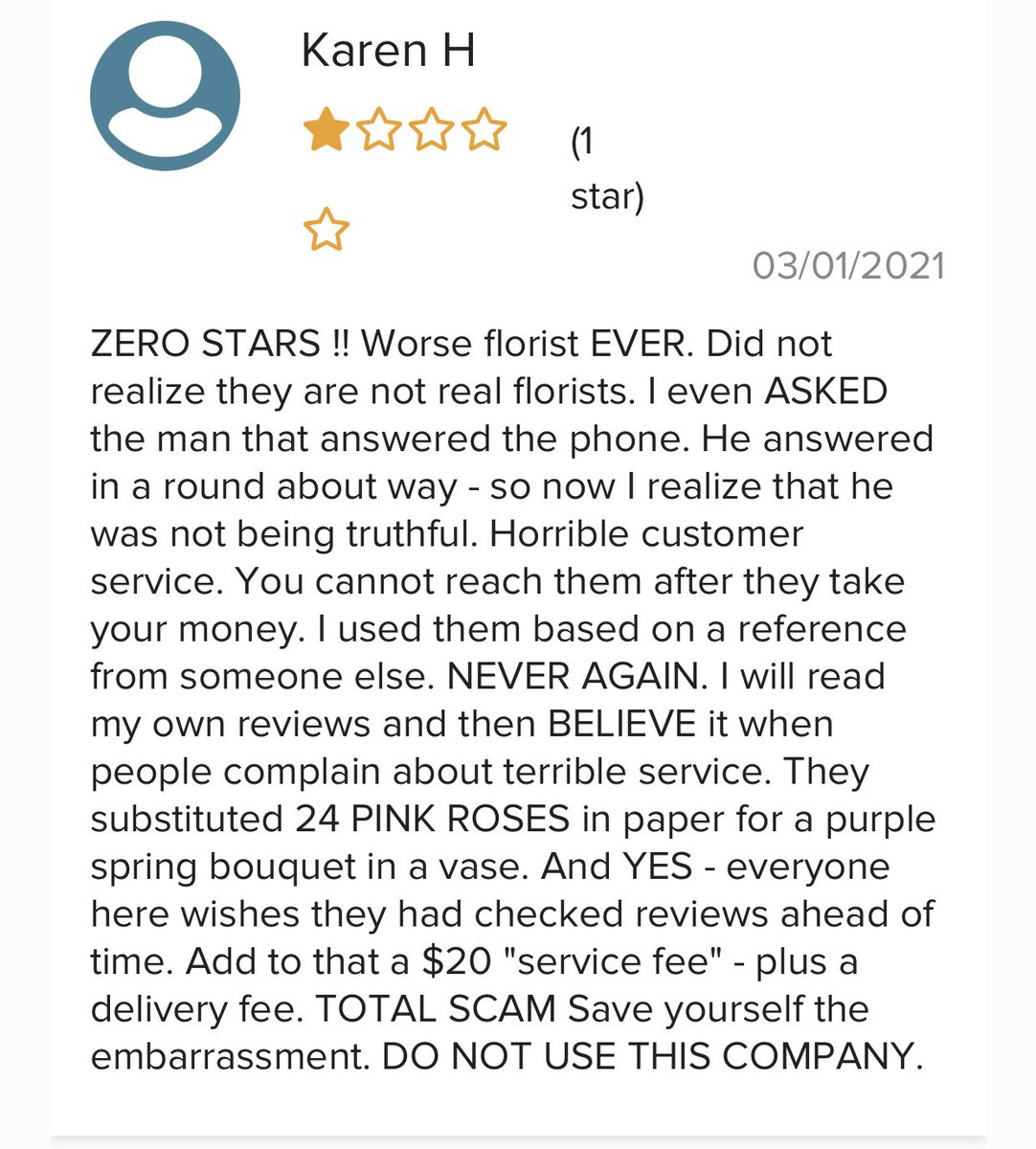 ScarlettScribe's tweet photo. @AvasFlowers You’ll need to be lucky to actually get what you’ve order from this company. https://t.co/iIfFdc4YKk