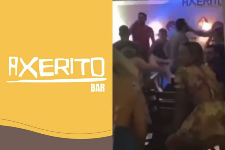 jhonysouzam's tweet photo. Enquanto isso aqui em Manaus. Fez clandestina bancada por políticos e empresários comendo no centro. #Axeritobar https://t.co/J1VYCGikNx