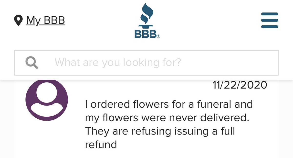 ScarlettScribe's tweet photo. @AvasFlowers Easy to offer free local delivery when you don’t actually plan to make the delivery. https://t.co/B9CT4StCXD