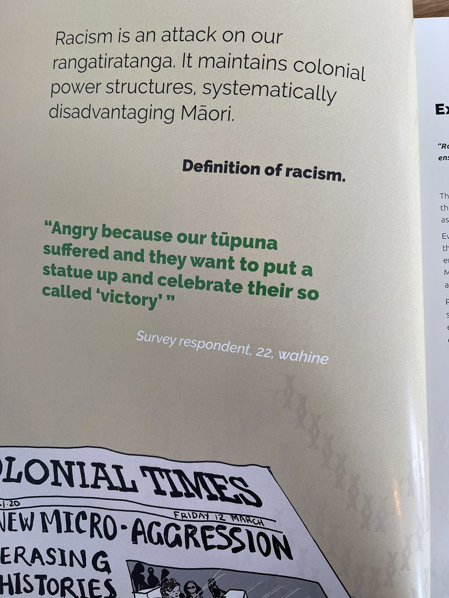Finally got my hands on an actual IRL copy of the Whakatika survey report. The content of Māori experiences of racism, every day, is heavy. The work of <a href="/TeAtawhaioTeAo/">Te Atawhai o Te Ao</a> gives it context and language. It’s also online whakatika.teatawhai.maori.nz