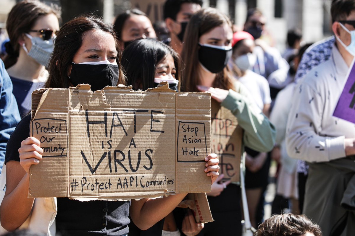 ValeriePlesch's tweet photo. Today’s #stopasianhate rally in Washington, DC organized by the Coalition on Human Needs, OCA National, @PIVOTorg and Community Justice Action Fund. #washingtondc #dc #protectAAPI #aapi #asianamerican #photojournalism https://t.co/6ExEP5yuS6