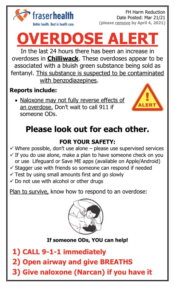 TeamSOUDA's tweet image. #OverdoseAlert #OpioidCrisis #ChilliwackBC