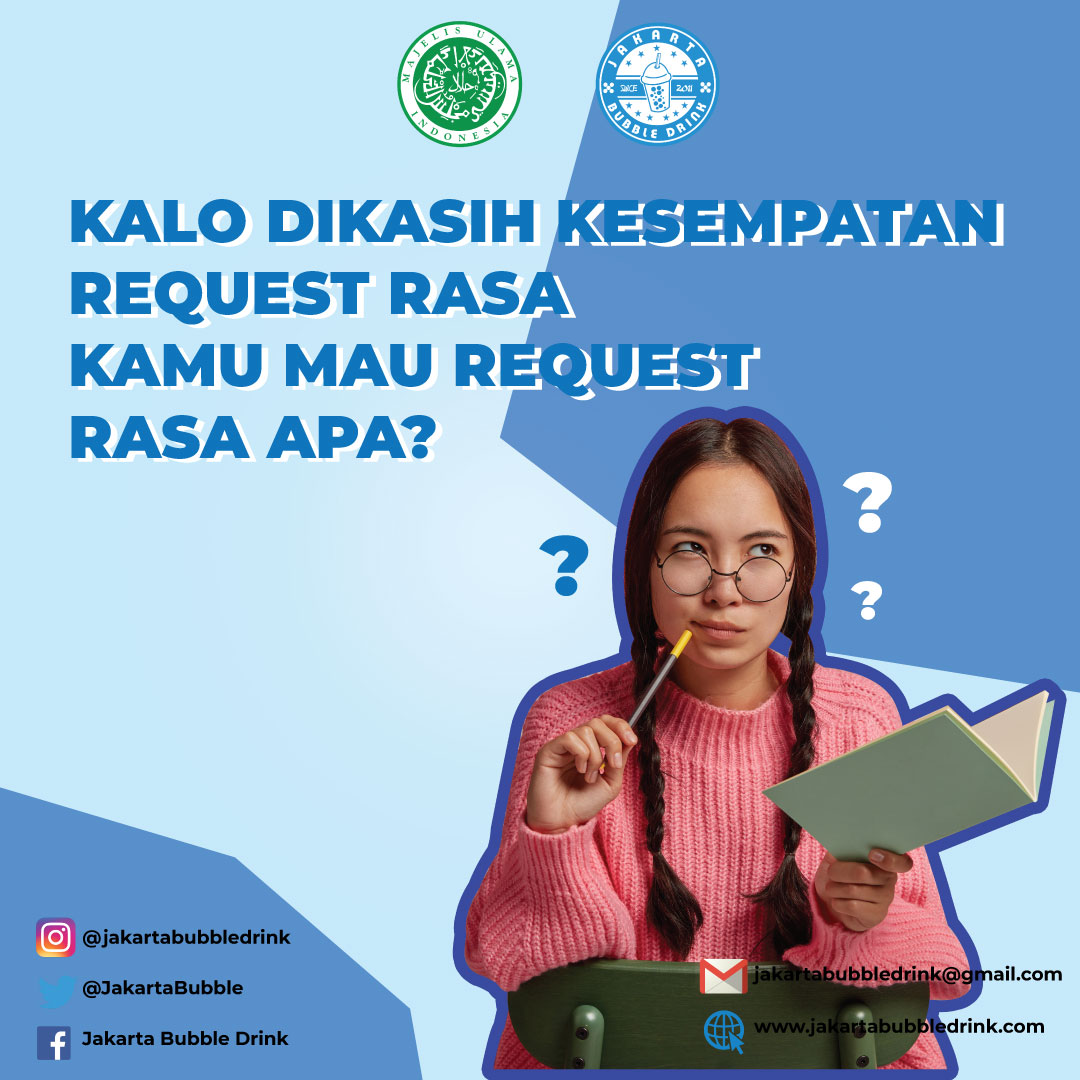 Kita tau keresahan kalian pasti mau varian rasa yang baru kan, nah makanya yuk comment dibawah kalo seandaikan dapet kesempatan request rasa kalian mau request rasa apa? 🤔