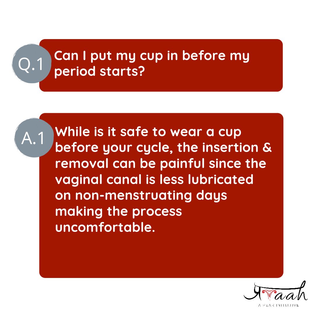 project_pravaah's tweet photo. Menstrual Cups can be life changing but be prepared that things may not get smoothly initially.
We hope that you find this resource helpful in your journey. (1/2)
#FAQs
#MenstrualCup
#Pravaah
#PEARFoundation https://t.co/yB74s4fJVG