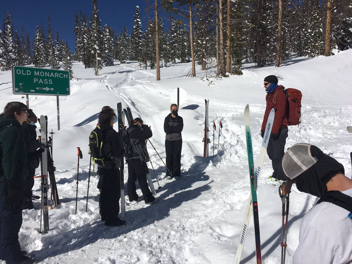 CSSWildSurvival's tweet photo. Day 2 with Buena Vista Adventures - getting ready to ski up old Monarch Pass https://t.co/ijOvoeDt1h