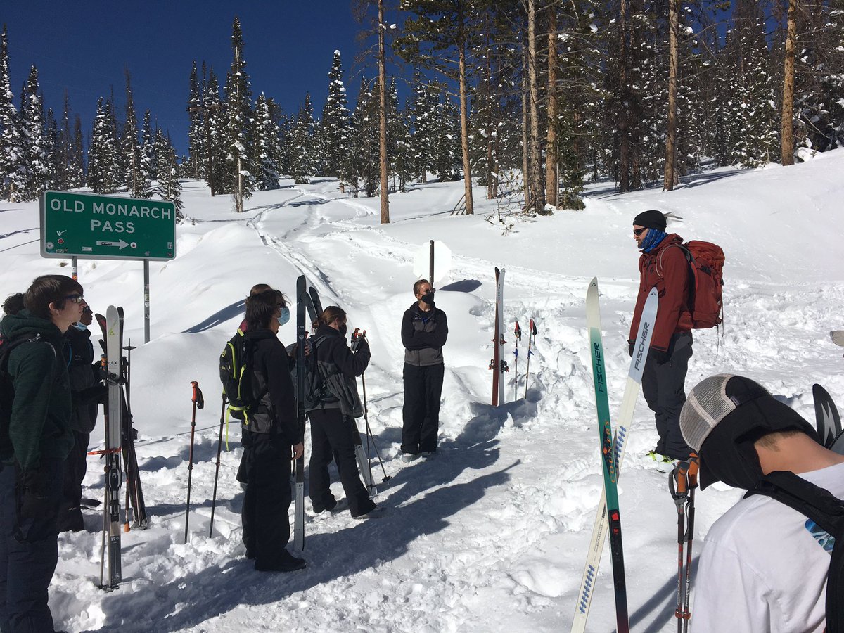 CSSWildSurvival's tweet photo. Day 2 with Buena Vista Adventures - getting ready to ski up old Monarch Pass https://t.co/ijOvoeDt1h