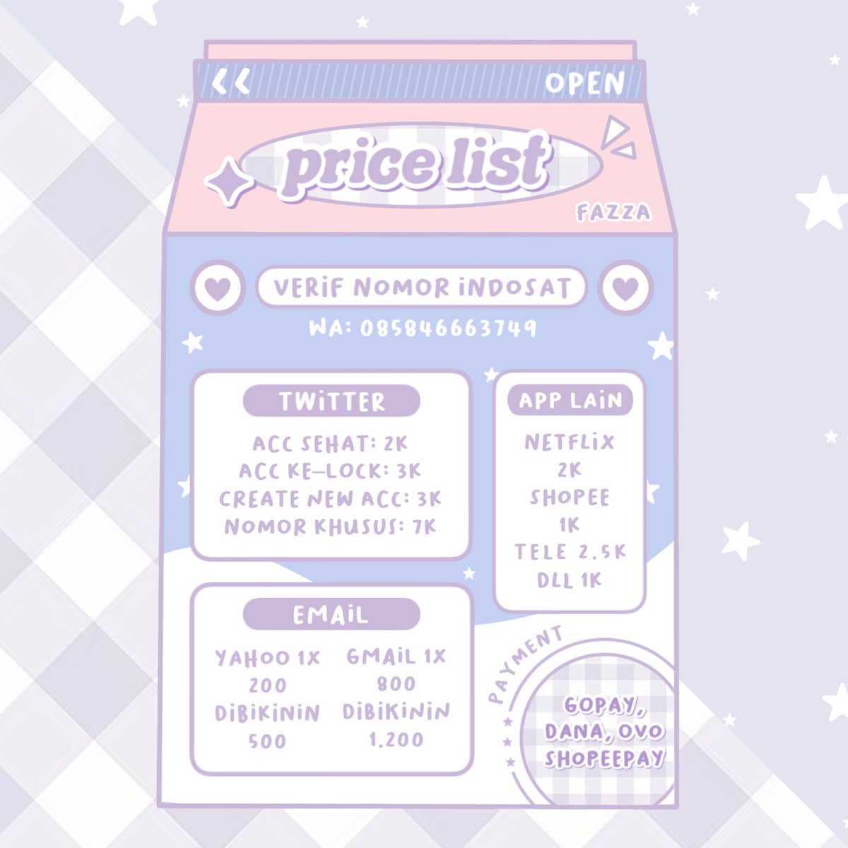 boefu's tweet photo. 𝙋𝙧𝙤𝙫𝙞𝙙𝙚𝙧 𝙄𝙣𝙙𝙤𝙨𝙖𝙩.
- masa aktif sampe 11 JULI 2021
- ada WA
- unlock cuma lewat WA yaa❗ https://t.co/1L8s4zkz2h
