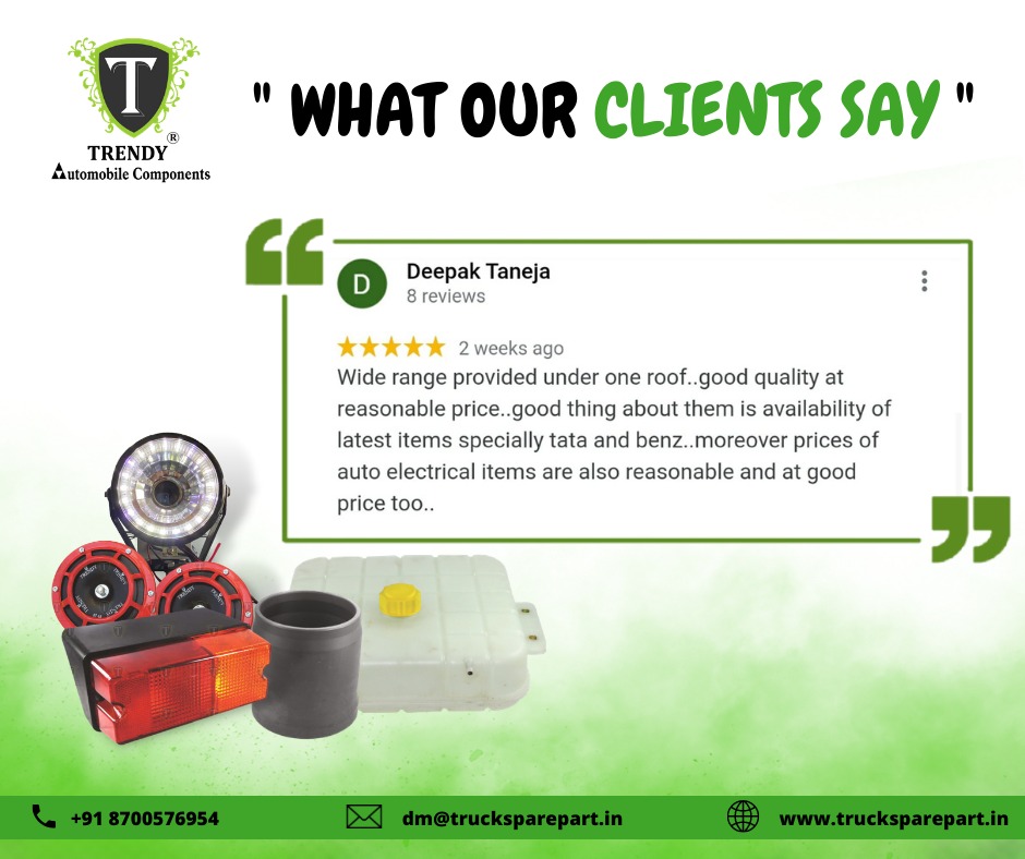 trendytruckpart's tweet image. Look What Our Client Have To Say About Us 😍
 
Customer Satisfaction And Trust This Is What Make Us Happy😍❤

Thank You For All Love And Support For TRENDY🙏

#trendytruckpart #AutomotiveSpareParts #automobilecomponents #automotive #automobile #truck #trucksparepart #autoparts