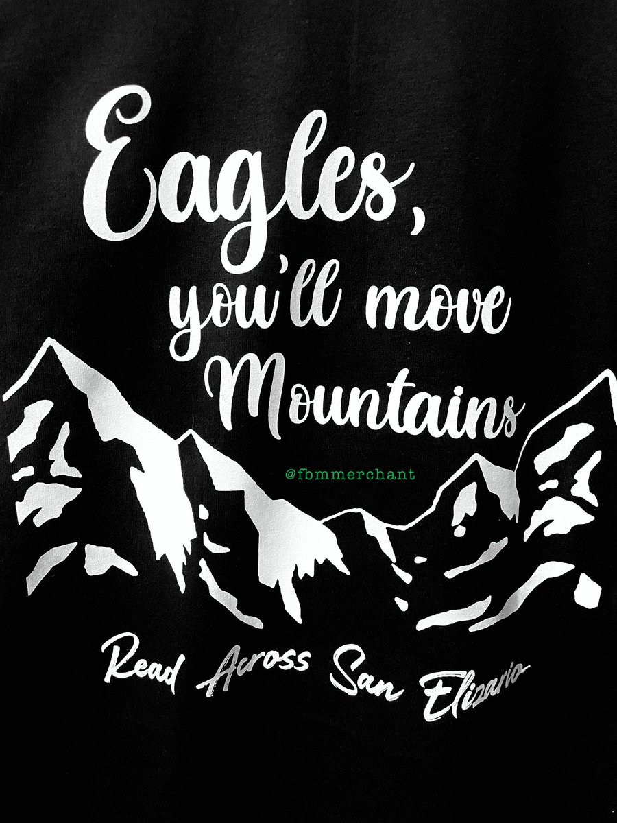 FbmMerchant's tweet photo. 📚Read across San Elizario T-Shirt📚✨💛💙✨#SanEliNation 💫✅📚📙 Eagles, you’ll move Mountains ‼️ Thank you for your order💚 https://t.co/TmBVyvHCyY