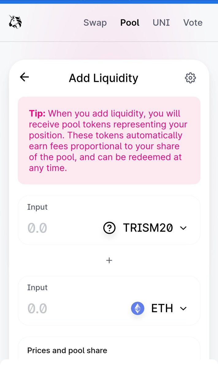 oofybog's tweet photo. @trismtoken @DefiNft @CoreReverb #trism_comp
@LawalEnitan10 #trism_comp
Thanks for the opportunity @trismtoken
🥰
Really happy for the Trism Originals NFT's pool and initial liquidity for TRISM20 (the swap token on nft20) and Uniswap liquidity pool for TRISM20.
https://t.co/TOSyG1ZTcC https://t.co/WzAyg2pPzp