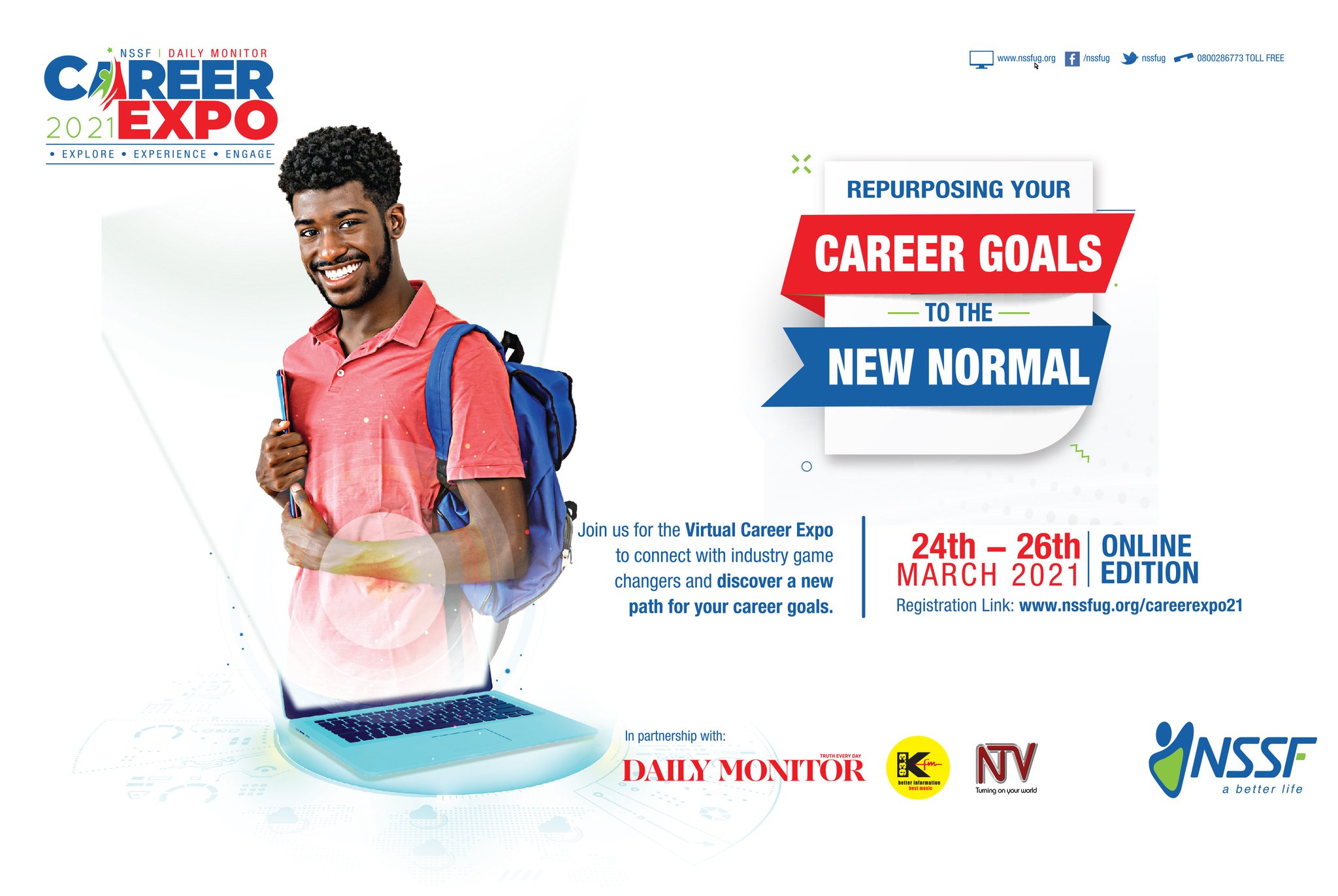 Ntv Uganda A Twitter Promo Are You A Student From A University Vocational Or Tertiary Institution Learn How You Can Repurpose Your Career Goals To The New Normal Nssfug And Dailymonitor Will