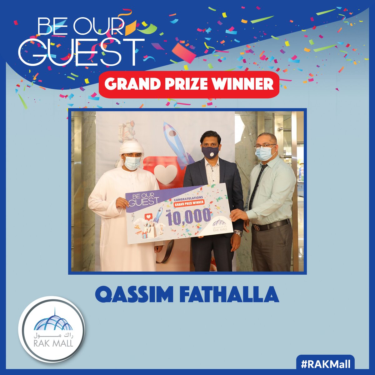 rak_mall's tweet photo. Congratulations to our “Be Our Guest” shop & win Grand Prize Winner QASSIM FATHALLA!
#Beourguest #ShopNWin #RAK Mall #MyRAK https://t.co/17KNqAFv4P