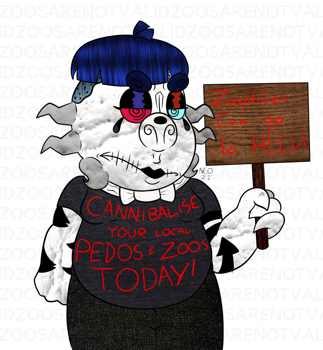 AbandonNona's tweet photo. Zoophiles and Paedophiles don't have a place in society.

#zoopride #zoosexuality #zoophiles #zoopositivity #zoophilia #zoophile #ζ #mappositivity2 #mappositivity3 #mappositivity #pedo #endMAPhate #zoosarevalid #mapsarevalid #antizoo #antimapcommunity #zeta #zooey #zooierthanthou https://t.co/HfULv9LEFH