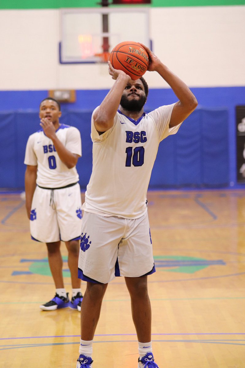 BSC757_MBB's tweet photo. Bobcats: 102
Titans: 76

Great end to the weekend as we add another one to the win column. Six players finished in double figures. Big performances by sophomore SHAWN Sanders, (22pts 12rebs 3asts), and freshman Cam Buchanan (21pts) https://t.co/C9rzOhgWR7