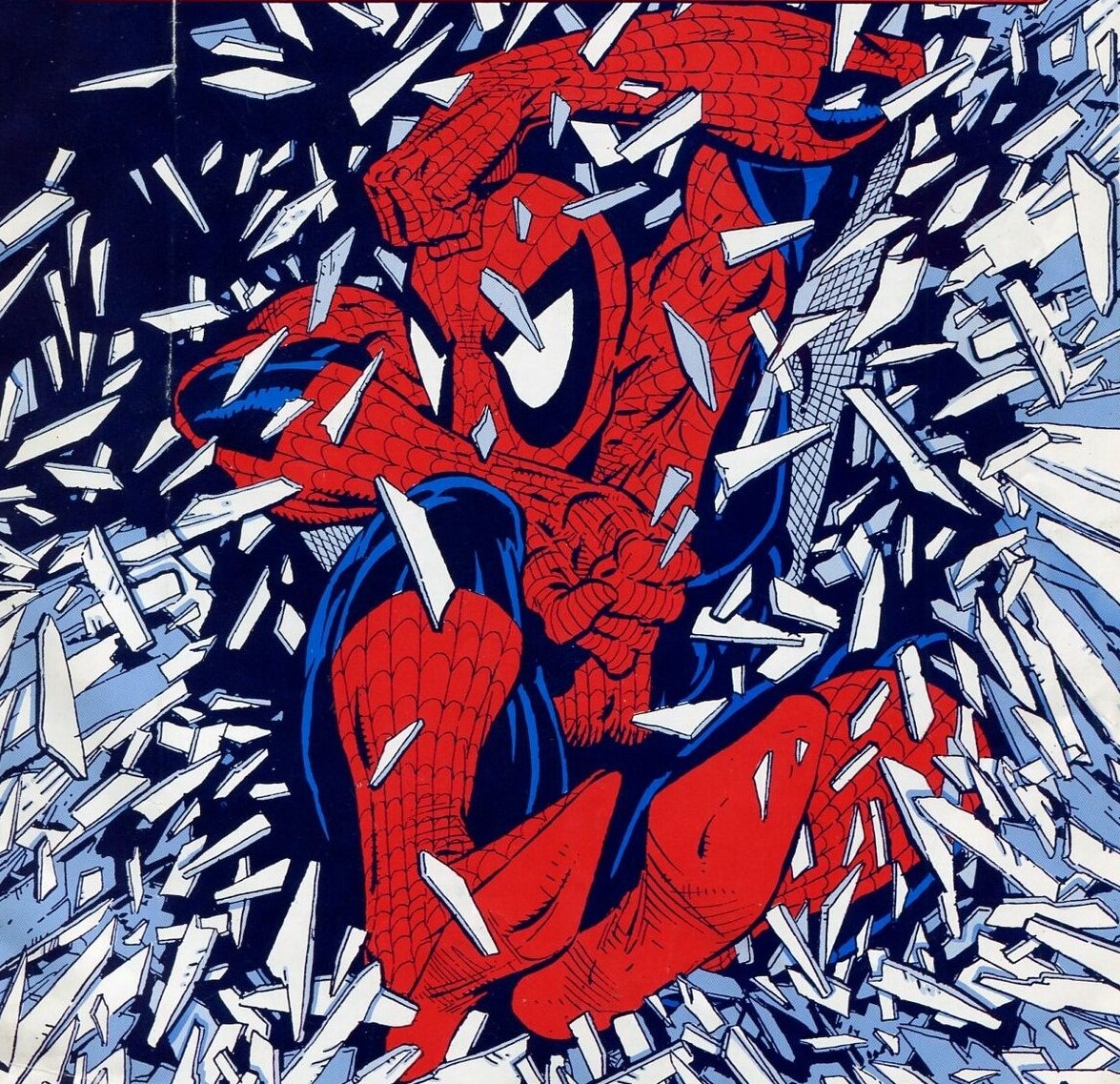 RT @spideymemoir: Todd McFarlane's Spider-Man is smashing through! https://t.co/h6Gu7q5YS9