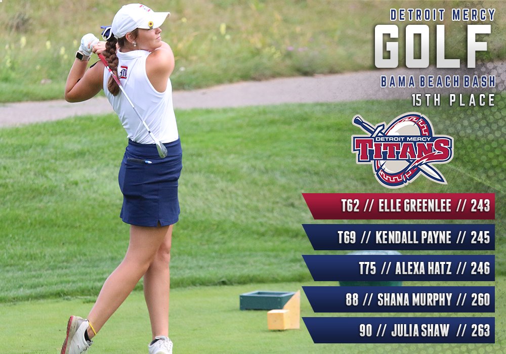 DetroitWG's tweet photo. Greenlee Tallies Career Mark As Women's Golf Ends Bama Beach Bash ⚔️🏌️‍♀️ #DetroitsCollegeTeam #HLGolf

🔗 https://t.co/dijE4Wb9FT https://t.co/IiR25mWDl8