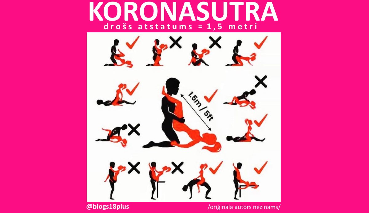 Humoram: kā drošāk mīlēties pandēmijas laikā :)