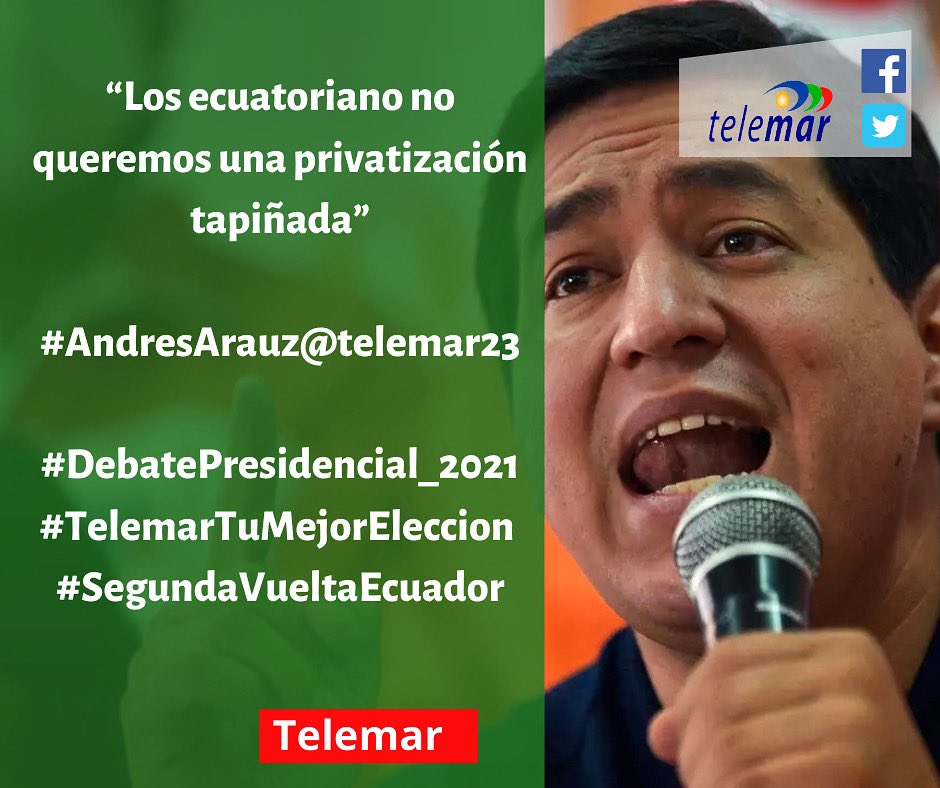 telemar23's tweet photo. #DebatePresidencial2021 https://t.co/A0bQcyNzS5