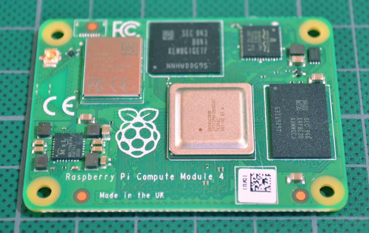 baijorge's tweet image. Finally, my @Raspberry_Pi #IOBoard &amp; #CM4104008 #ComputeModule were delivered yesterday!
My first impression: I can't believe how SMALL the #CM4 is 😁!
It's time to read the datasheets 😅
@Mirek34416541 @geerlingguy @EbenUpton @timonsku
#Electronics #ComputerVision #Robotics