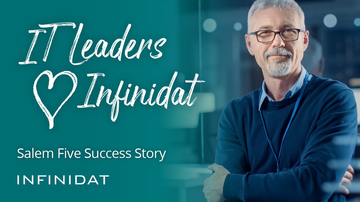 “Pay as you grow” means the freedom to grow without worrying about your data storage infrastructure. Learn how Infinidat helped <a href="/SalemFive/">Salem Five</a> scale for competitive advantage. okt.to/ycJkis