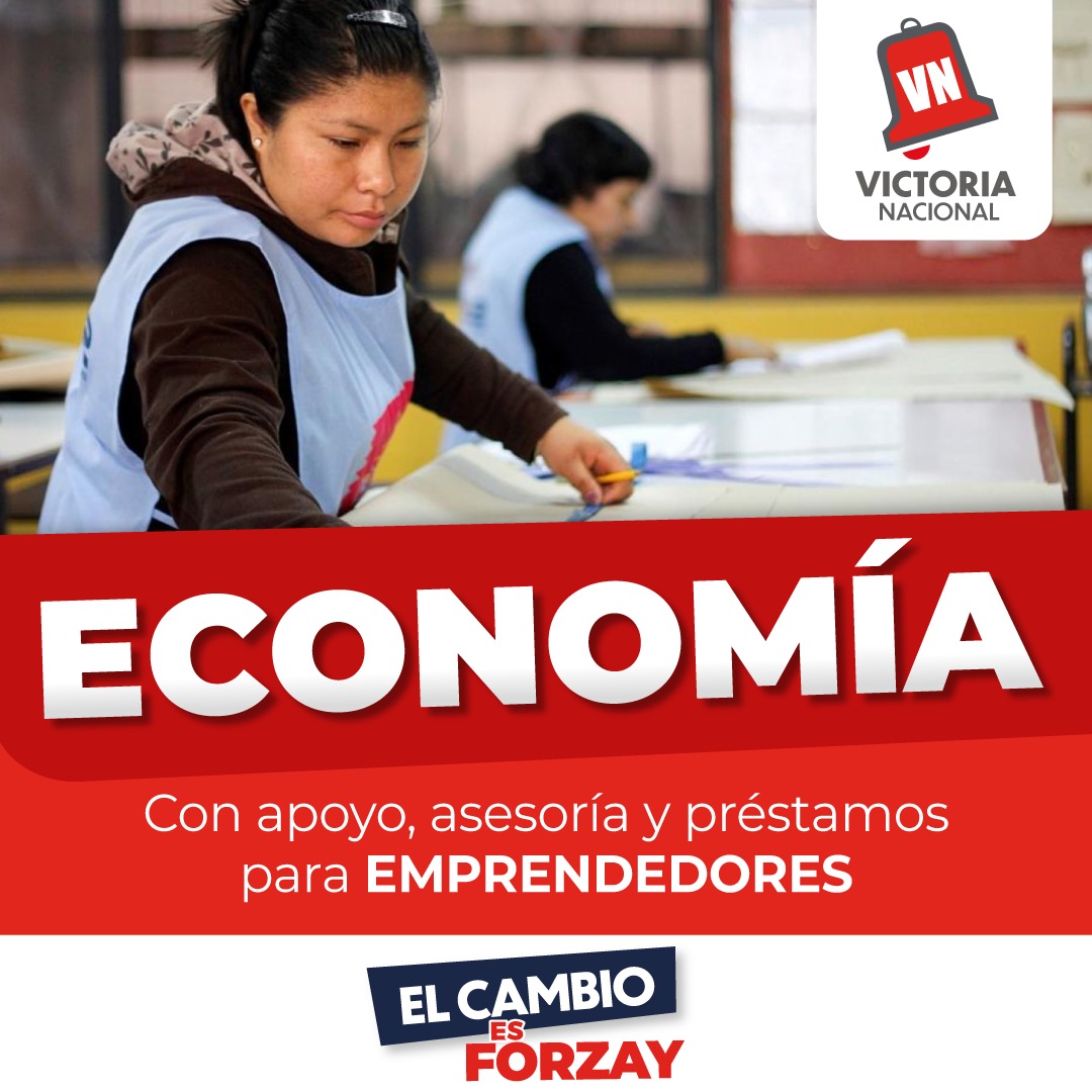 George_Forsyth's tweet photo. Vamos reactivar la economía, dándole prioridad a nuestros emprendedores. El apoyo de nuestro Gobierno será indispensable, con medidas que se ajustan a su realidad. #ElCambioEsForzay #VictoriaNacional https://t.co/v8BzYxNN6C