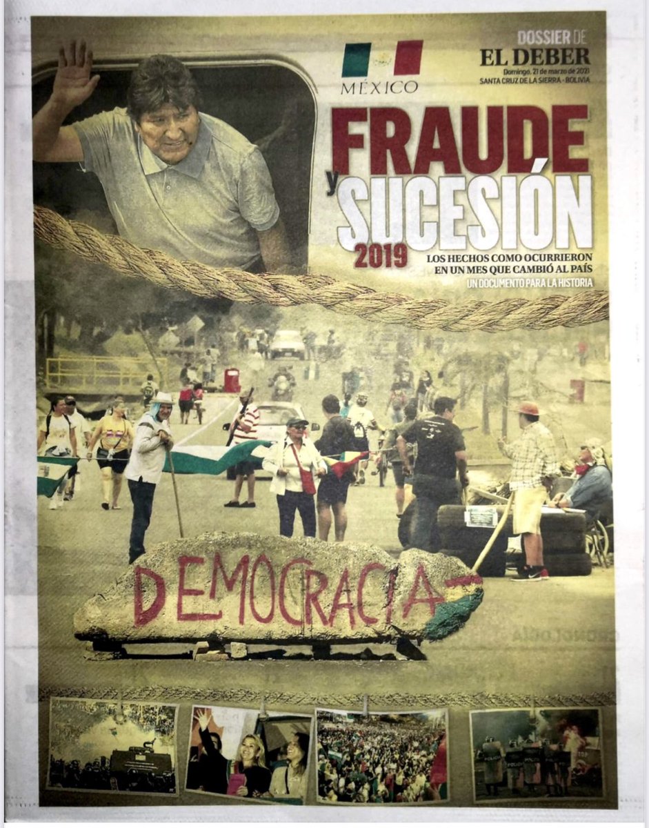 carmenbiseth's tweet photo. #NoFueGolpeFueFraude #EvoRenuncio #NoMasPersecucion #NoTenemosMiedo #BoliviaVictimaDelMas #ChauEvo #NoFueGolpe 

En Bolivia no hubo Golpe; 𝗘𝗹 𝗠𝗔𝗦 𝘆 𝗘𝘃𝗼 𝗠𝗼𝗿𝗮𝗹𝗲𝘀 𝗵𝗶𝗰𝗶𝗲𝗿𝗼𝗻 𝗙𝗥𝗔𝗨𝗗𝗘
@soyfdelrincon @CNNEE @nytimes @Forbes @OEA_oficial @ONU_es @CIDH https://t.co/EAscfYt87S