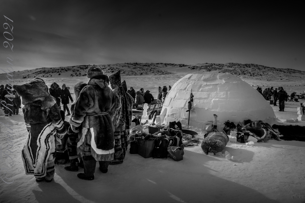 FrankReardon1's tweet photo. It was a wonderful day at the #Inuit Village during the #Qaggiq 2021 festival in #Iqaluit #Nunavut today MAR.21.2021 #Blackandwhite #ArcticViews #ArcticLife #InuitLife https://t.co/QFZJjchZxg